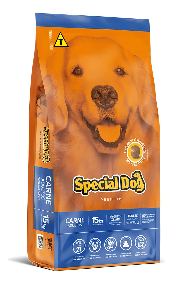 Special Dog Ração para Cães Adultos Sabor Carne 15 kg