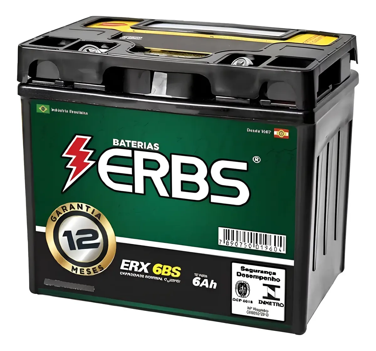 Erbs ERX-6BS Bateria para Motocicletas Honda e Yamaha