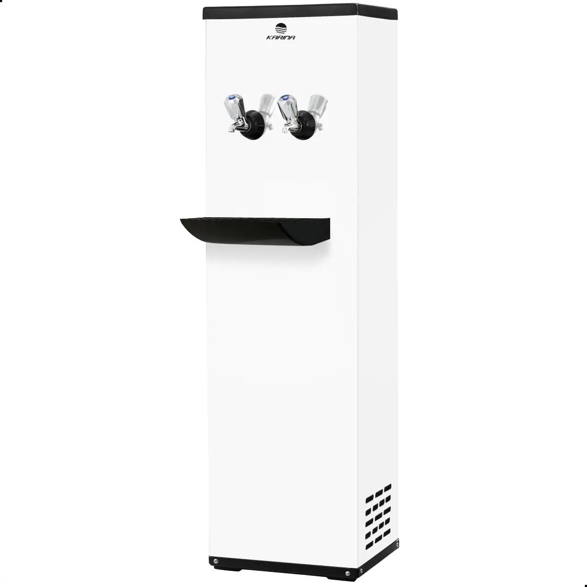 Bebedouro Industrial de Coluna 20 L com 2 Torneiras Branco