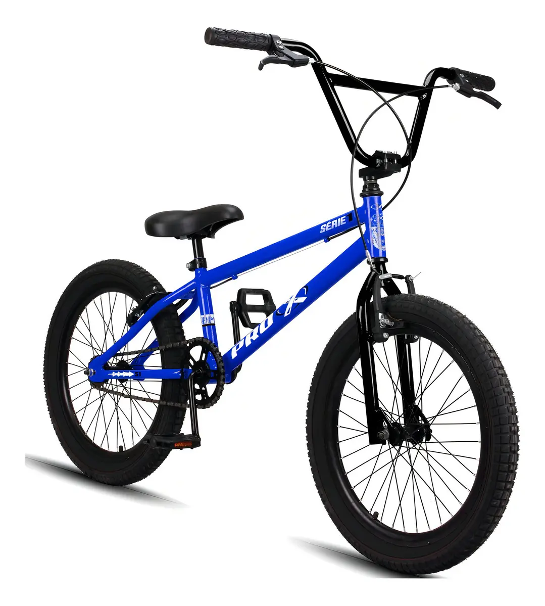 Bicicleta BMX Pro-X Série 1 2024 Aro 20 Aço Azul-Escuro