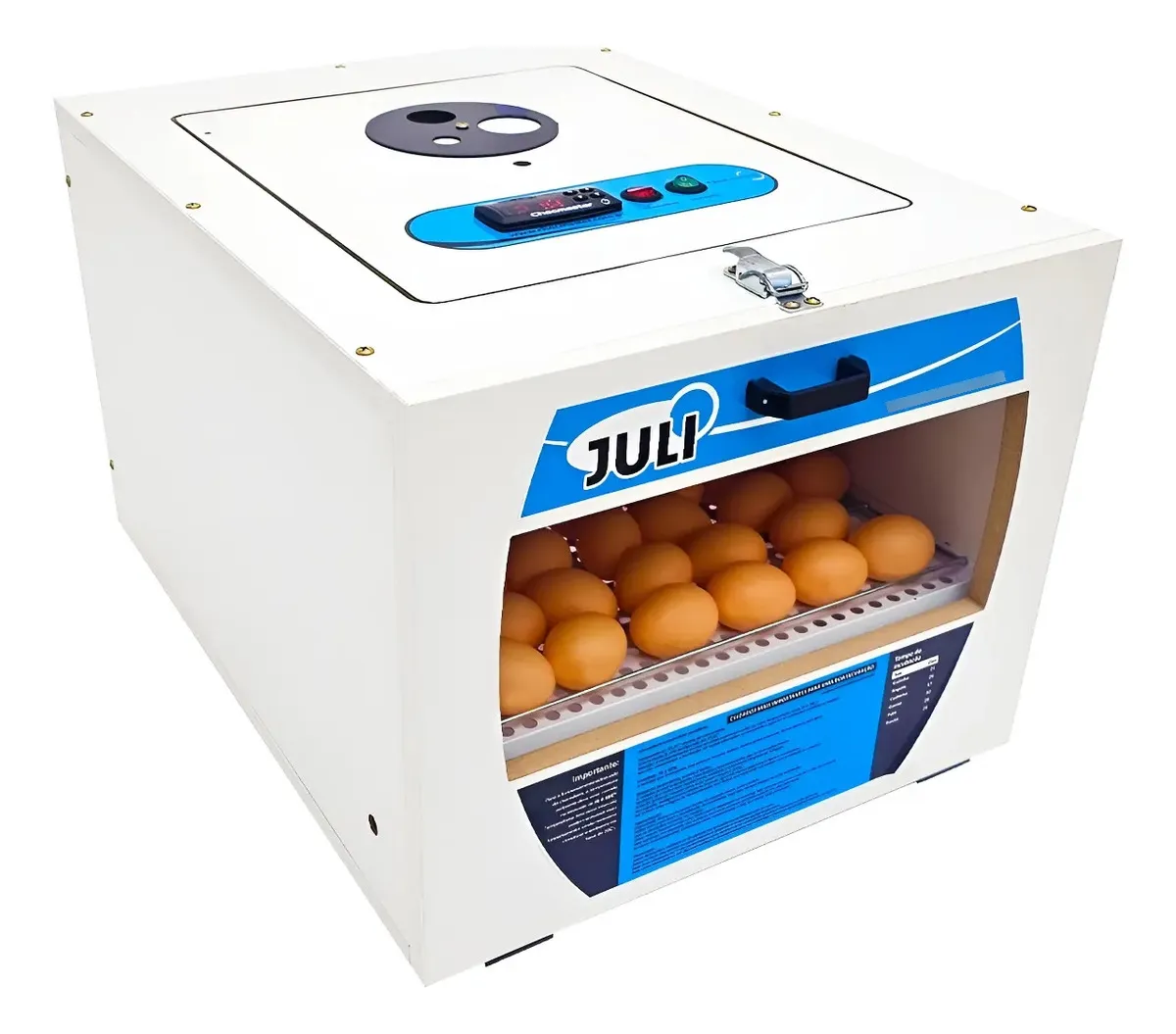 Chocmaster Juli Chocadeira Automática para 60 a 70 Ovos com Ovoscópio