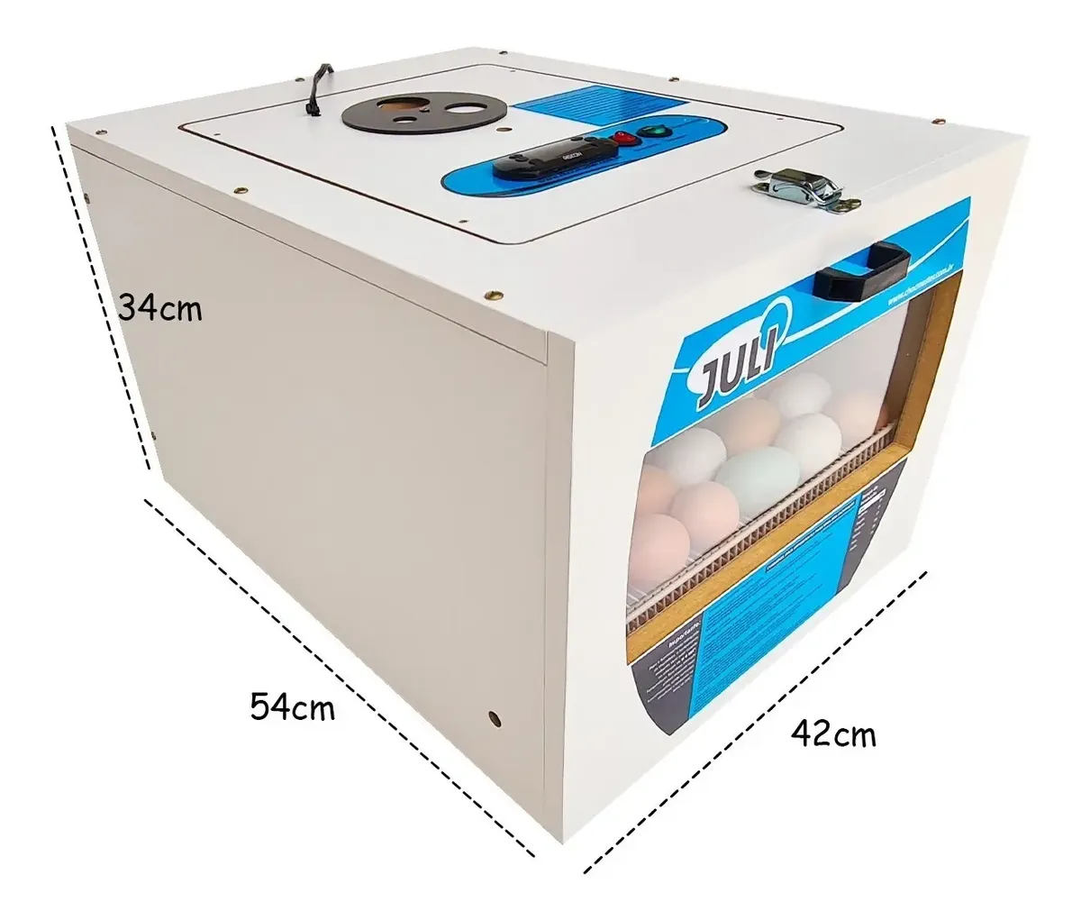 Chocmaster Juli Chocadeira Automática para 60 a 70 Ovos com Ovoscópio — foto 2