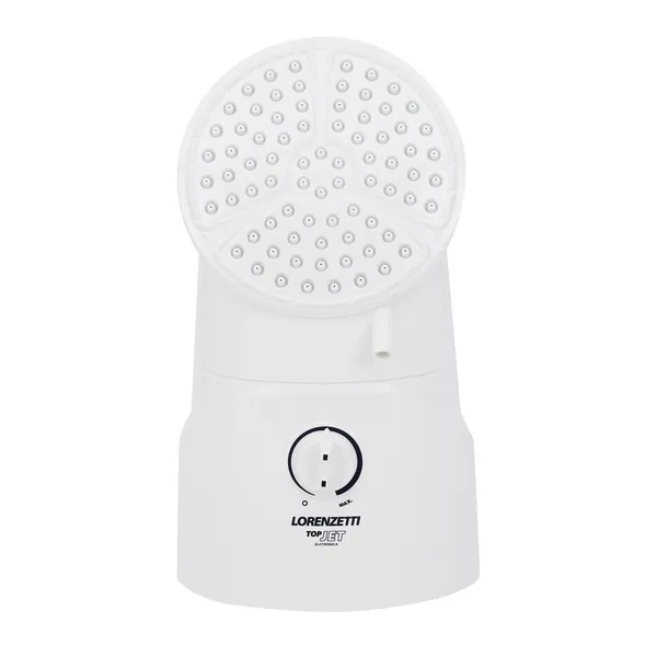 Chuveiro Elétrico Eletrônico 7500w Branco Redondo Top Jet Lorenzetti — foto 4