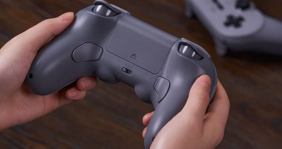Controle Sem Fio 8BitDo Pro 2 Cinza para Switch PC Android — foto 4