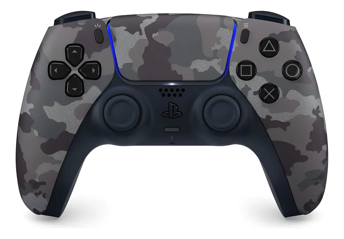 Controle Sem Fio Sony PlayStation 5 DualSense Gray Camuflado