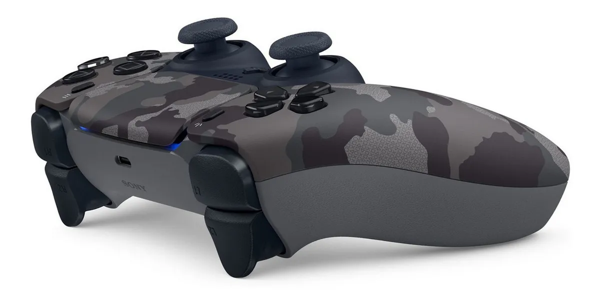 Controle Sem Fio Sony PlayStation 5 DualSense Gray Camuflado — foto 3