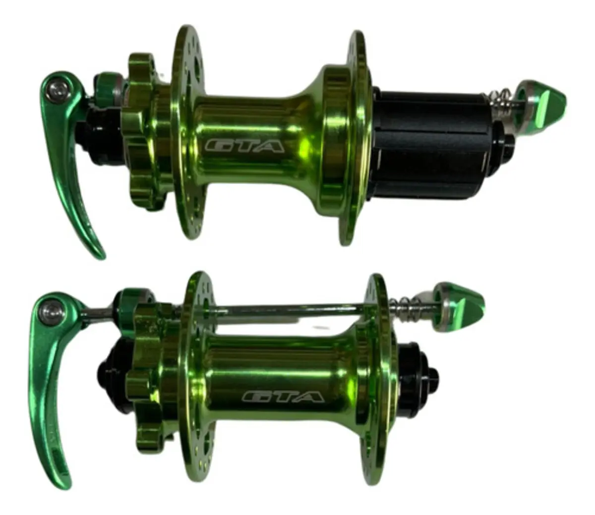 GTA Par de Cubos para Cassete K7 MTB 36 Furos Verde
