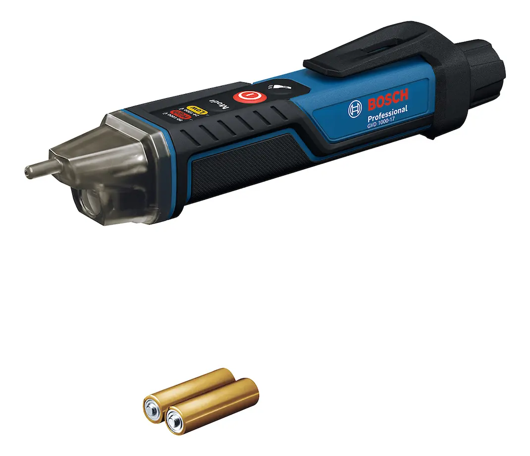 Bosch GVD 1000-17 Detector de Tensão sem Contato 24 a 1000 V com Lanterna