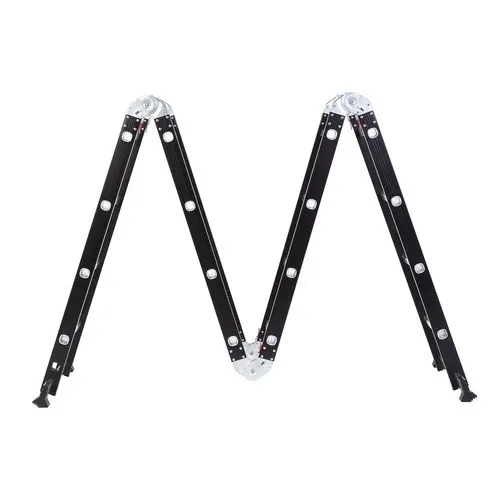 Escada De Aluminio Multifuncion 4×4 16 Degraus Black Edition — foto 3