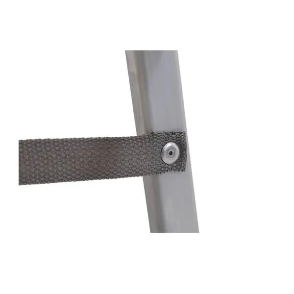 Escada Doméstica Aluminio 8 Degraus Natural 120 Kg Reisam — foto 2