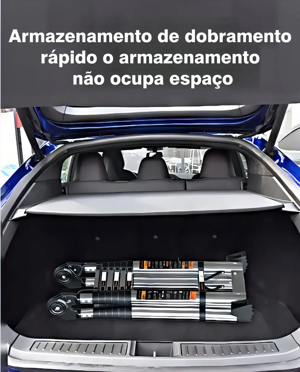 Escada Telescópica Dobrável de Aço Inoxidável 4,2 m 150 kg — foto 3