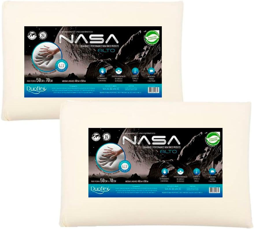 Kit 2 Travesseiros Nasa-X Duoflex — foto 1