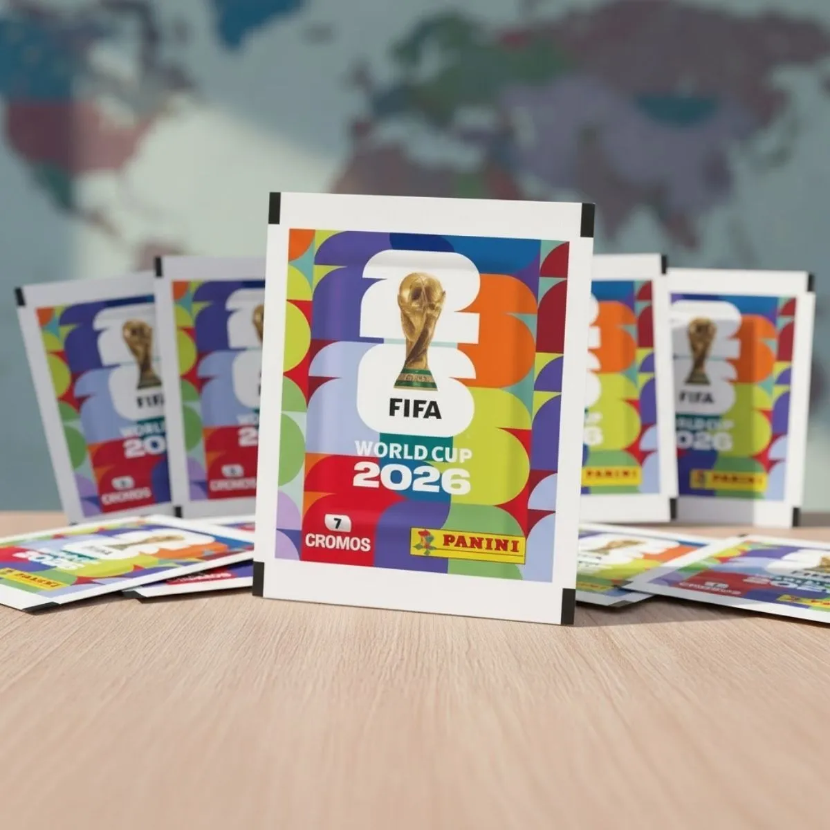 Kit 10 Envelopes de Figurinhas Copa do Mundo 2026 — foto 2