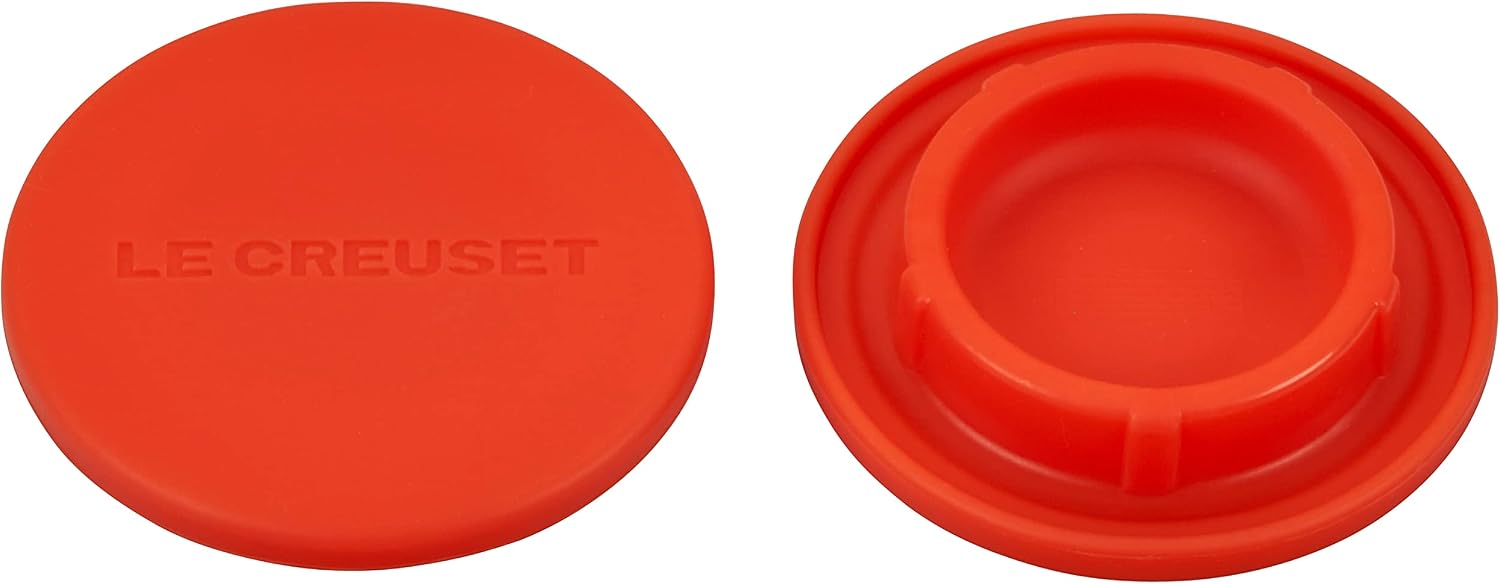 Le Creuset Set 2 Tampas de Silicone para Moedores Laranja — foto 1