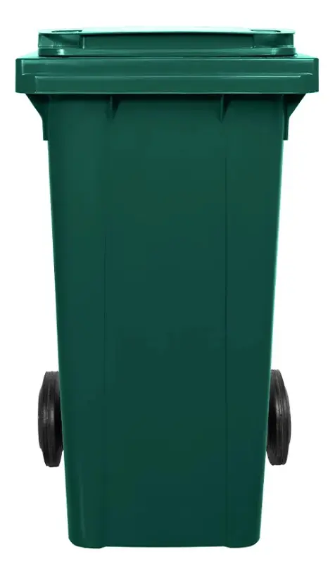 Lixeira Prime 120 L com Rodas e Capacidade de Carga de 58 kg