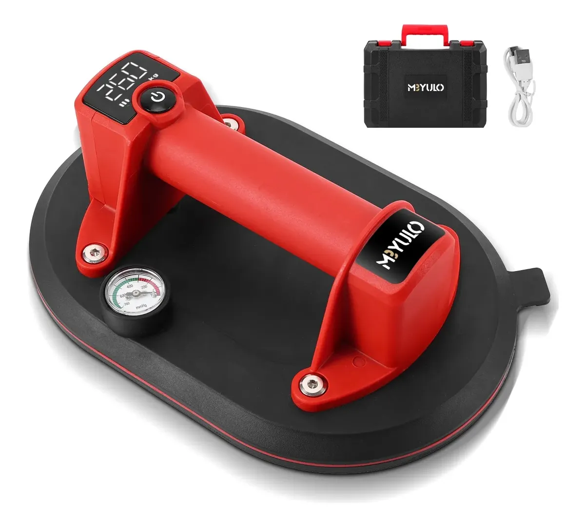 OTIMOA Ventosa Elétrica para Pisos e Porcelanatos 260 kg com Motor Duplo