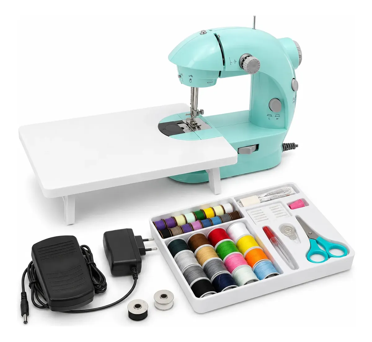 ELO Mini Máquina de Costura Portátil com Mesa e Kit de Costura — foto 1