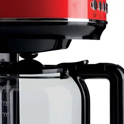Máquina de Café Ariete Moderna Programável 15 Xícaras 220V Vermelha — foto 4