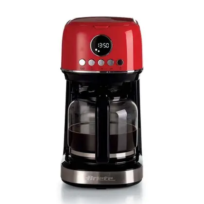 Máquina de Café Ariete Moderna Programável 15 Xícaras 220V Vermelha — foto 2