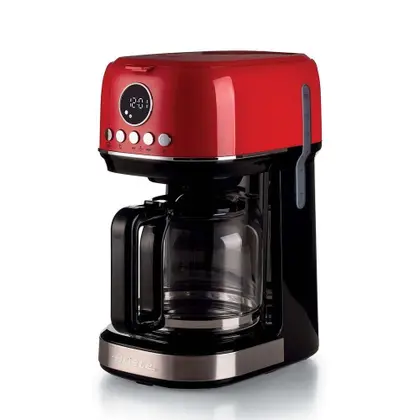 Máquina de Café Ariete Moderna Programável 15 Xícaras 220V Vermelha — foto 1