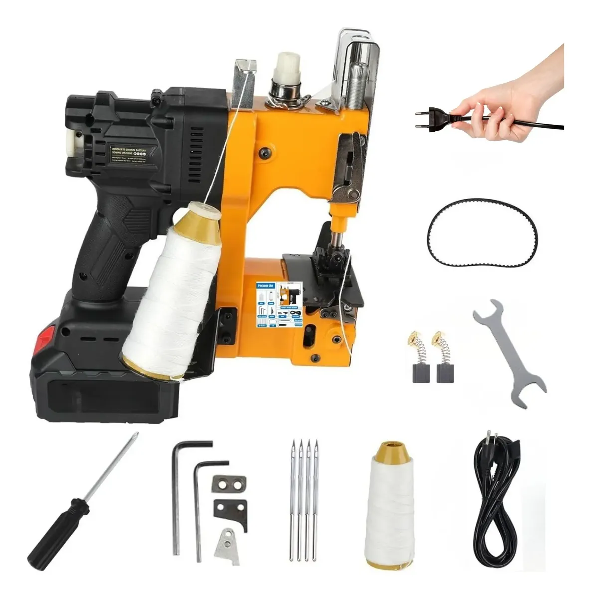 Máquina de Costura Portátil para Fechamento de Sacos 110/220 V