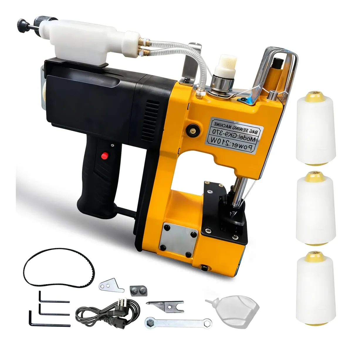 Máquina de Costura Portátil para Sacaria e Lona 110/220 V