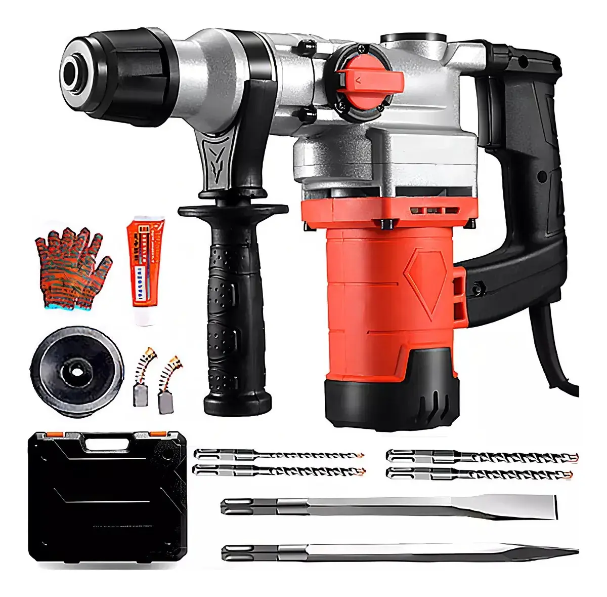 Martelete Rompedor SDS Plus 2000 W para Concreto, Metal e Madeira