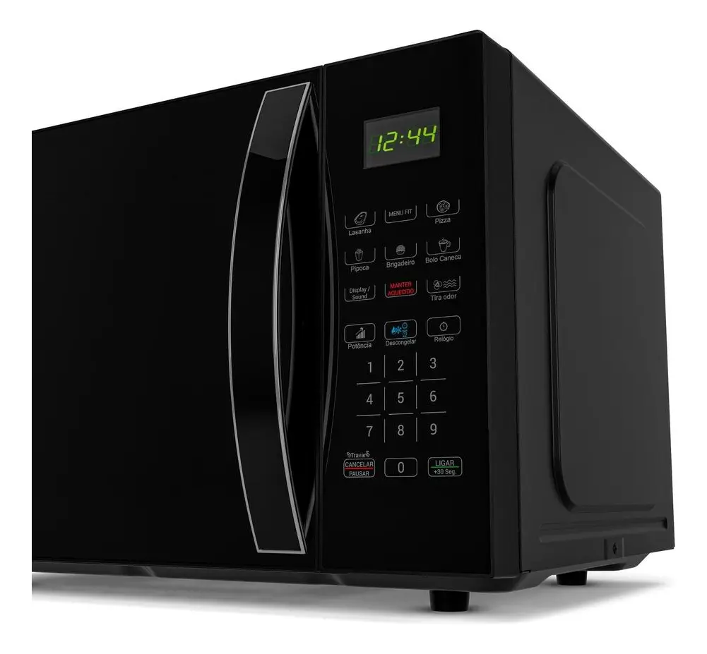 Micro-ondas Philco 28 L 1100 W Preto com Tira Odor e Limpa Fácil — foto 2