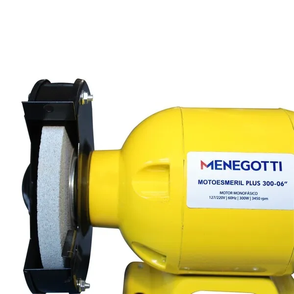 Moto Esmeril Plus 300-6 300W Bivolt Menegotti — foto 3