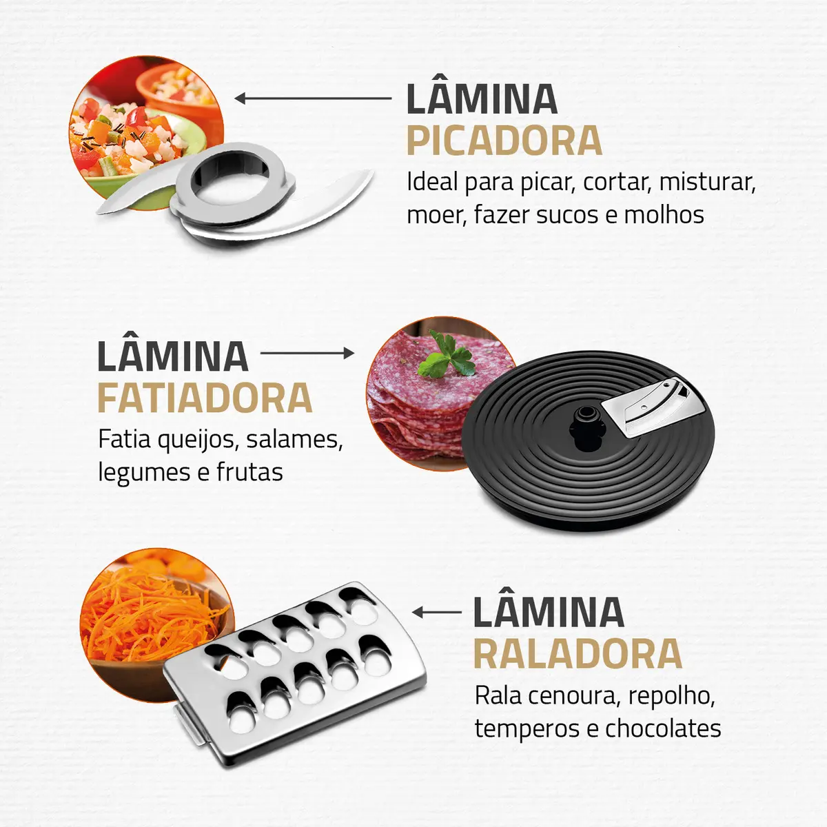 Multiprocessador Mondial Turbo Chef 5 em 1 1000 W — foto 4