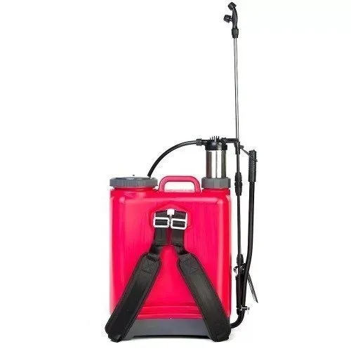 Pulverizador Manual Costal Branco Bpc20m 20l Pistão Metálico 4 Bicos — foto 4