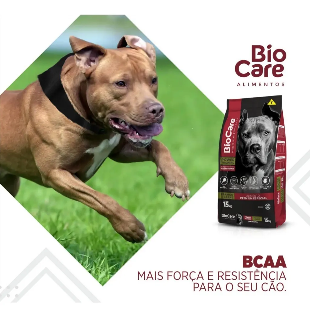 Biocare Power Training Ração para Cães Adultos 15 kg 26% Proteína — foto 3