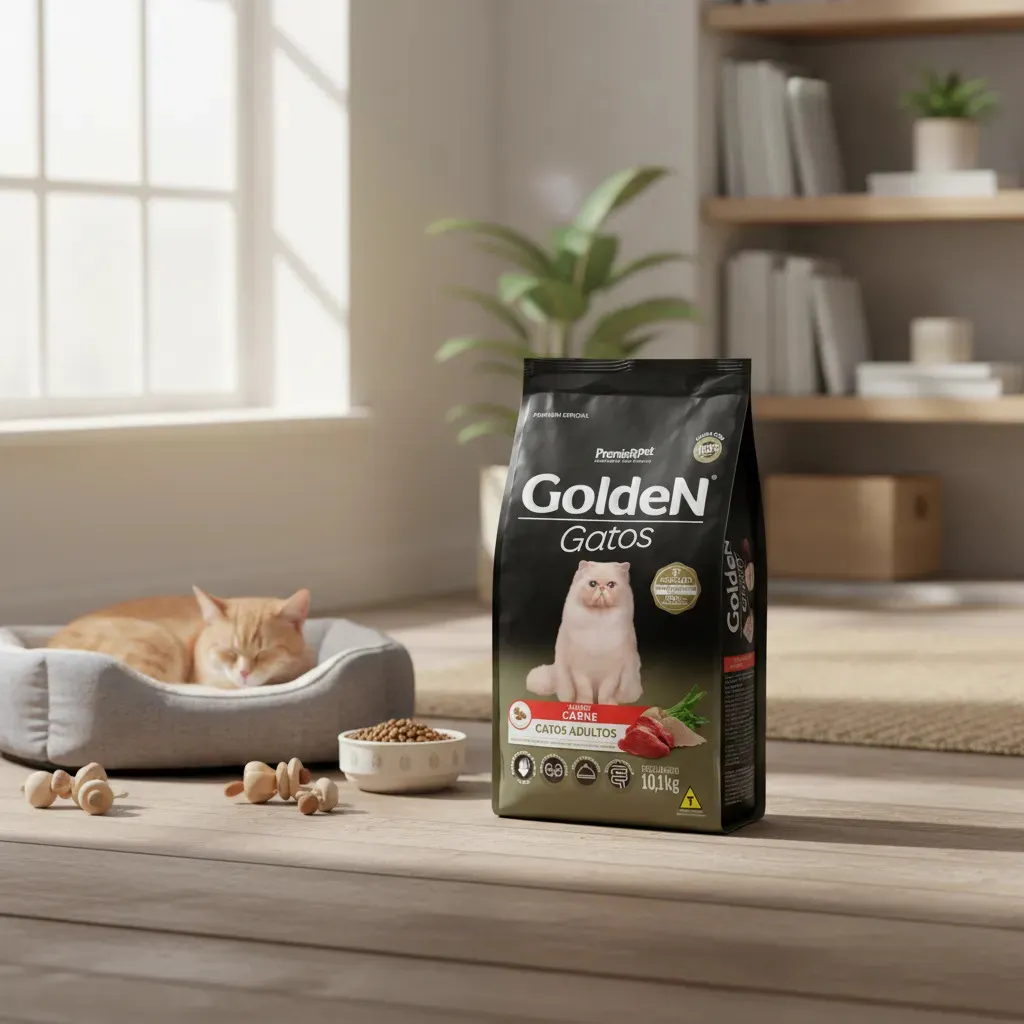 Golden Ração Seca para Gatos Adultos Sabor Carne 10,1 kg — foto 4