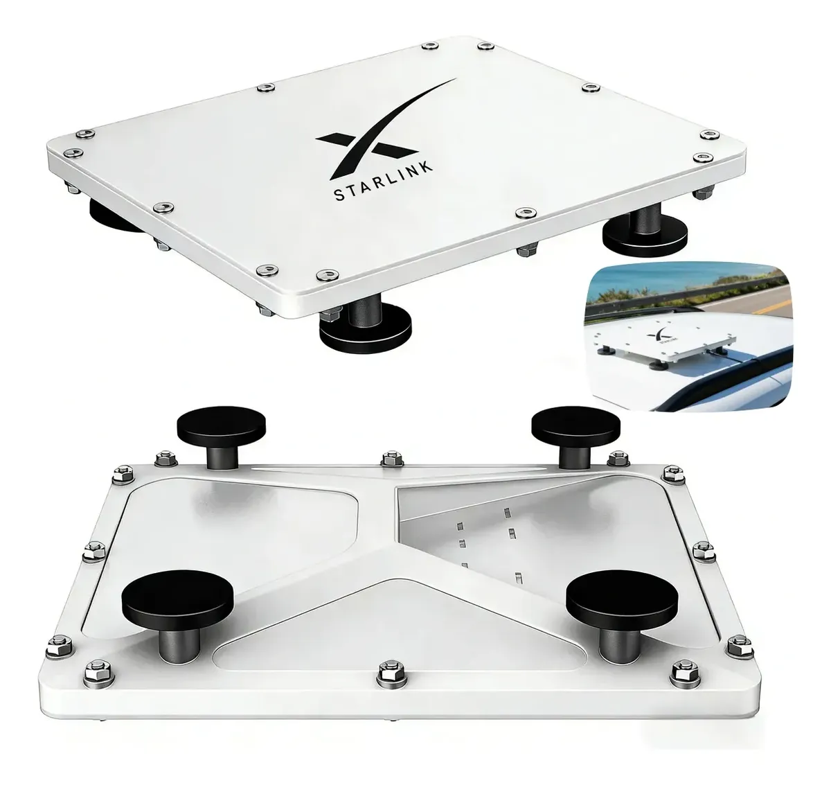 Suporte Magnético Veicular para Antena Starlink Mini