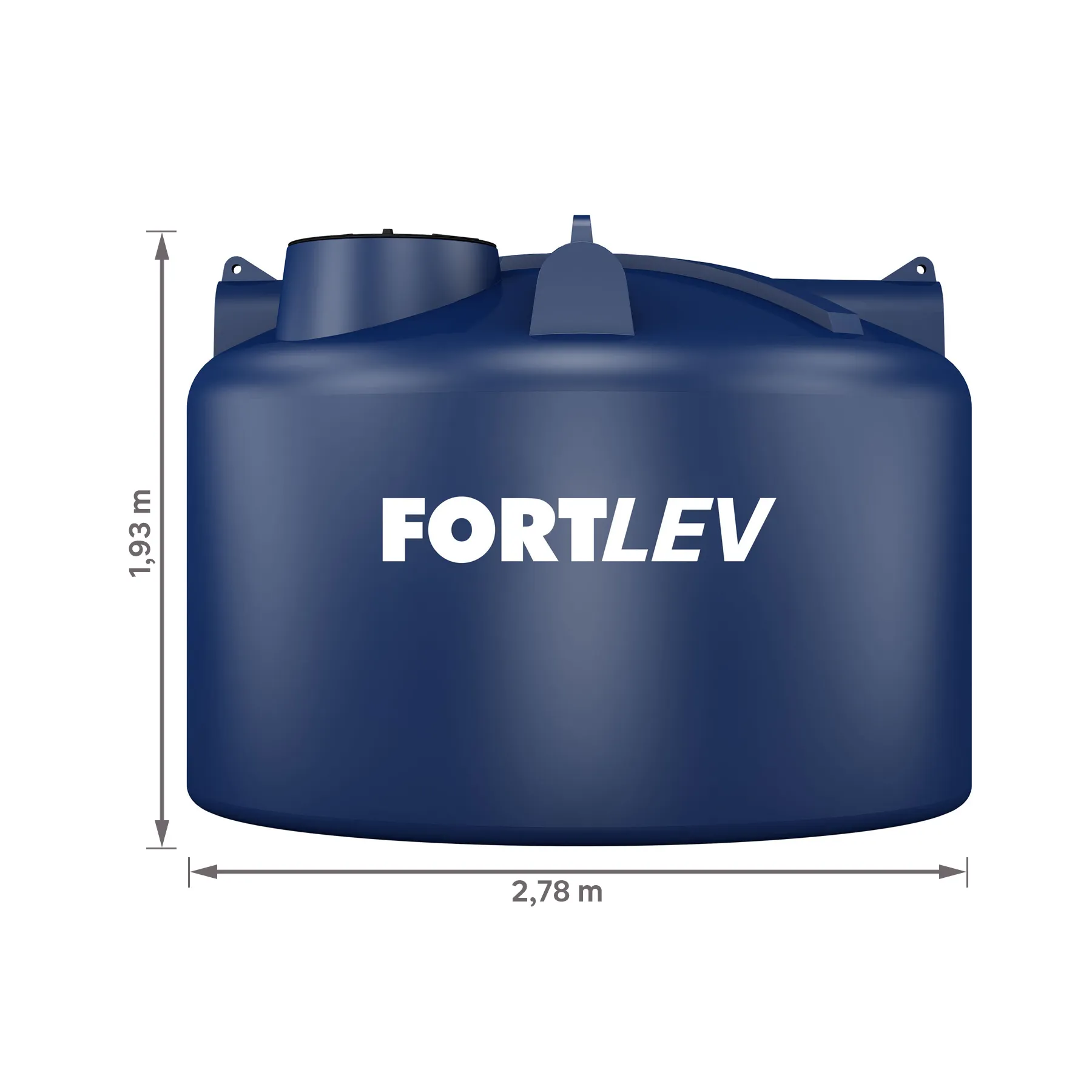 Tanque 10.000L em Polietileno FortPlus Fortlev — foto 3