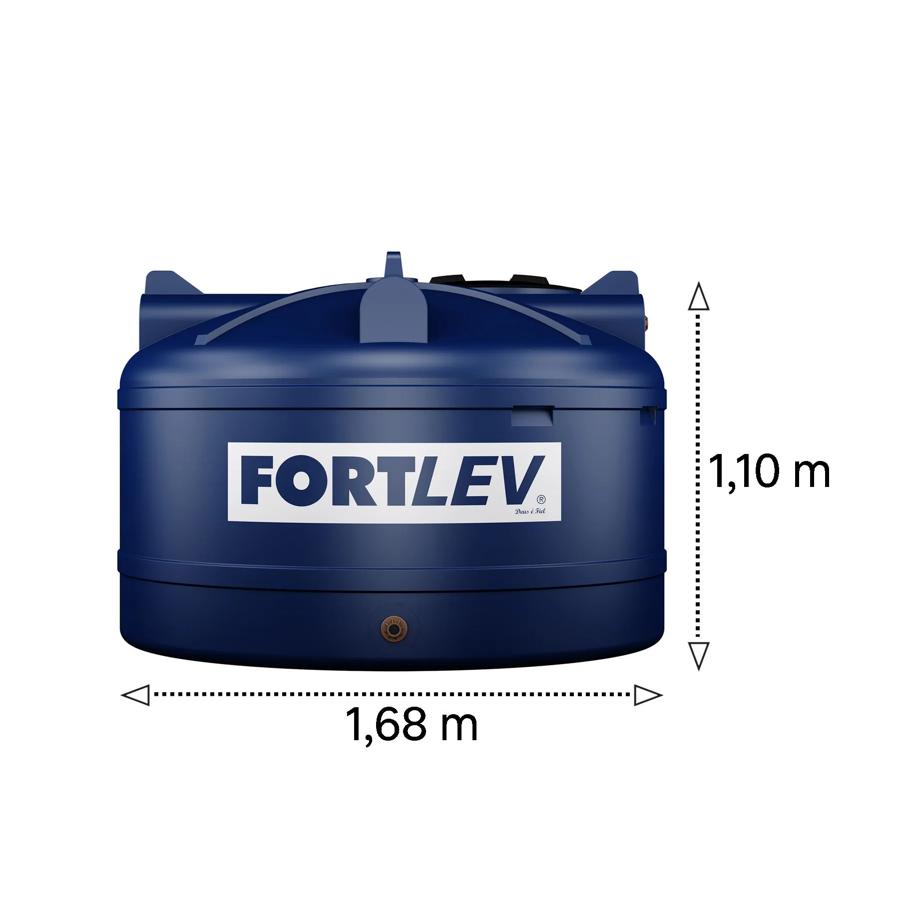 Tanque 2.000L em Polietileno Fortlev — foto 2