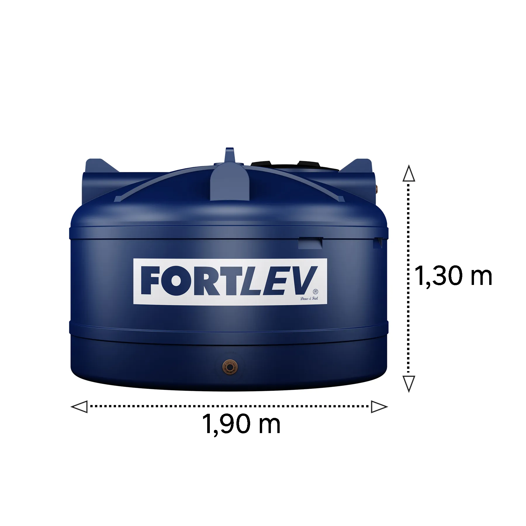 Tanque 3.000L em Polietileno Fortlev — foto 2
