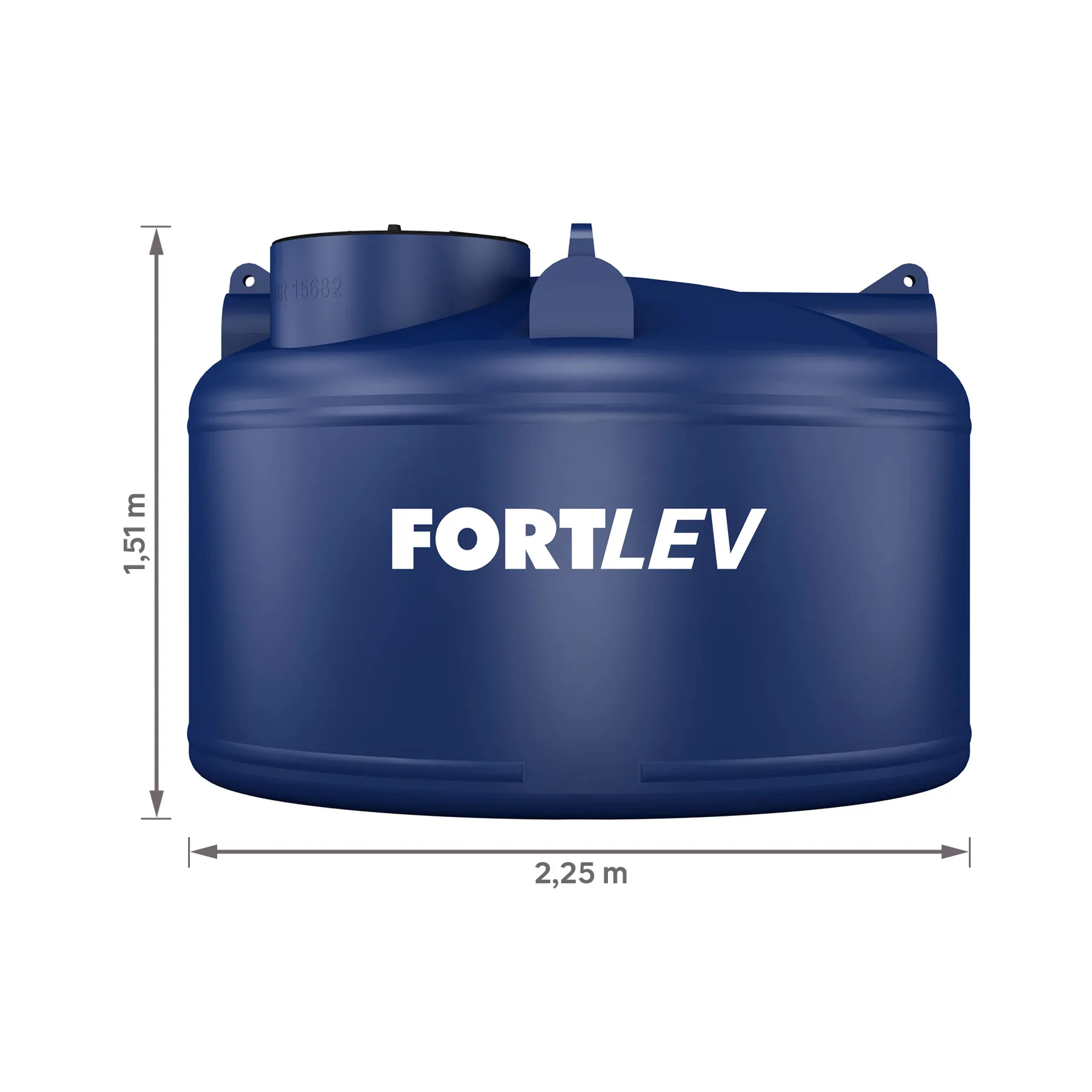 Tanque 5.000L em Polietileno FortPlus Fortlev — foto 3