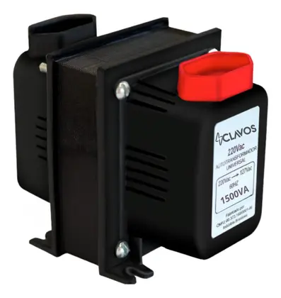 Autotransformador de Tensão Clavos 1500VA Bivolt 110V/220V