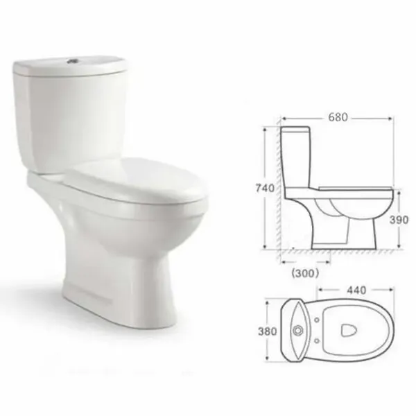 Vaso Sanitário Caixa Acoplada Basic – Smart Norte — foto 4