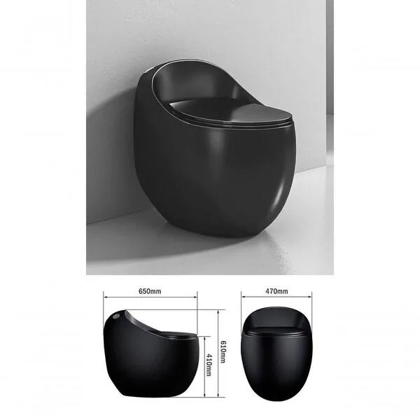 Vaso Sanitário Caixa Acoplada Monobloco Black Pearl — foto 4