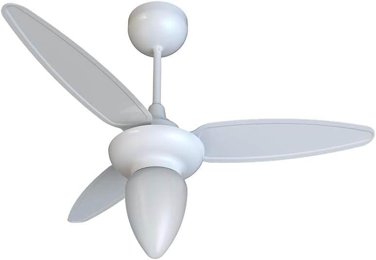 Ventilador de Teto com Lustre para 1 Lâmpada — foto 1